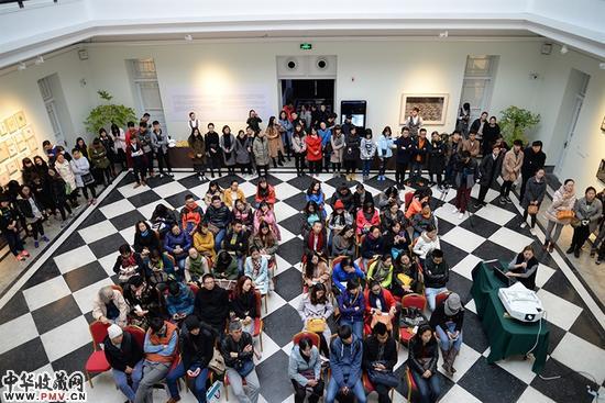 版画教育讲座现场