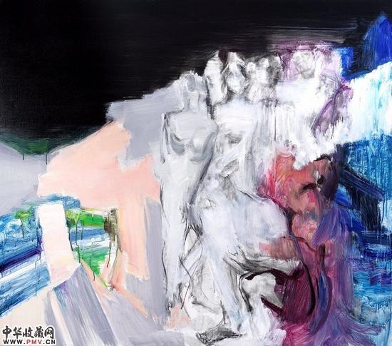 《离之八》，140x160cm，布面丙烯，2014