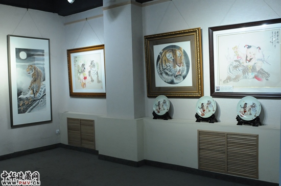 “笔墨意象名家邀请展”现场