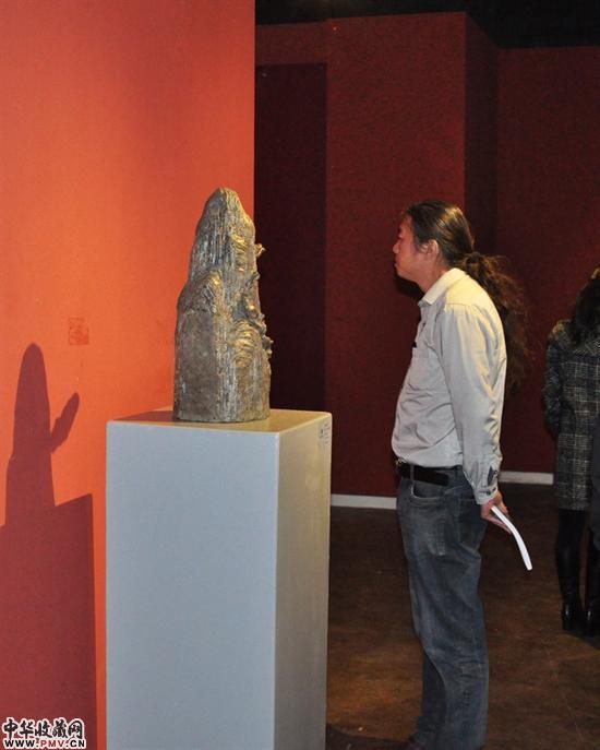 “原?溯”陈辉、董书兵、李鹤三人雕塑展现场