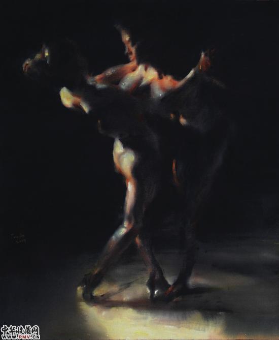 冯斌 《赤裸的探戈》之三   120 X 100 cm 2014年