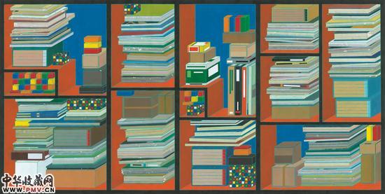 彭剑_宝物_纸本设色_120×240cm_2015