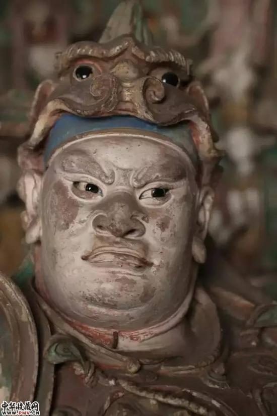 韦驮像（局部）彩绘泥塑 高1.6米 山西平遥双林寺千佛殿