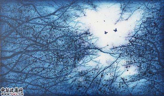 易国栋-《生生不息——梁祝No.5》-60x100cm-布面油画-2015