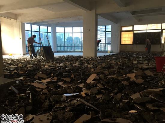 大楼展场 施工现场图