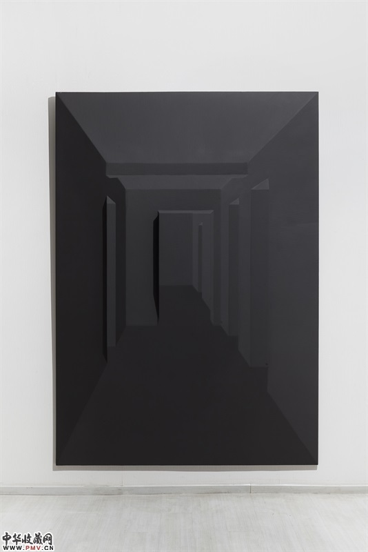 蔡磊 模棱  150x250cm  布面丙烯  2015