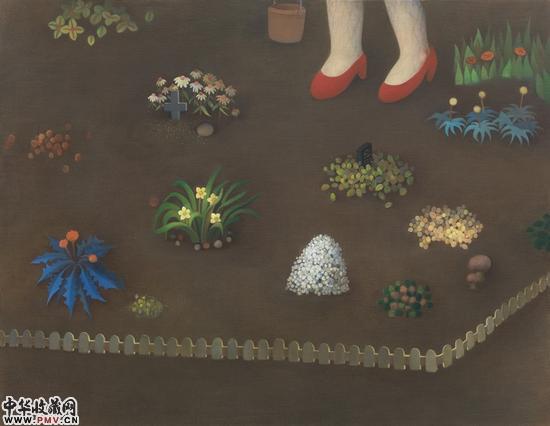 陈可 Chen Ke_繁花 Flowers_布上油画 oil on canvas_100x130cm_2014