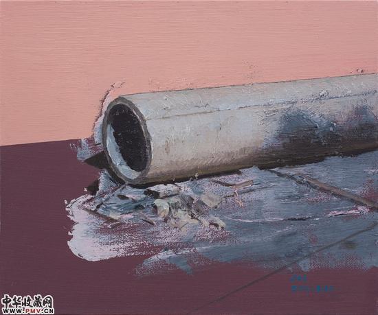 李昌龙 日常政治NO.1  25cmX30cm（布面油画）2015年