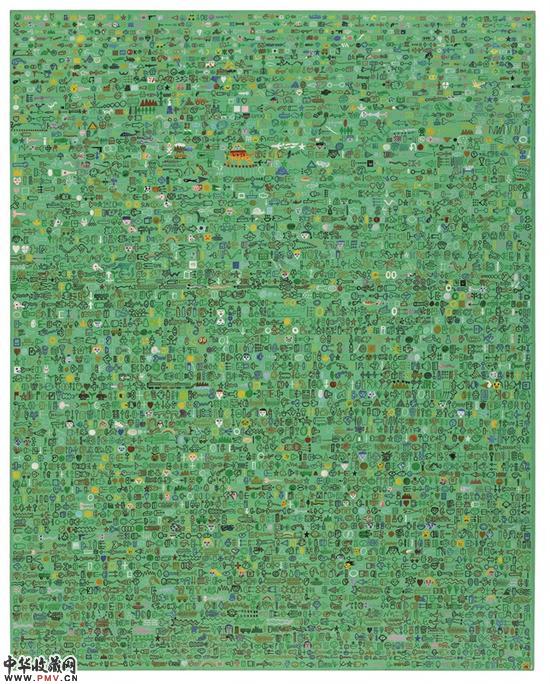 欧阳春 Ouyang Chun_昆虫 Insects_190x150cm_布面油画 oil on Canvas_2002sss