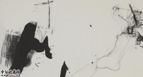 温度 Temperature 55x100cm 2015 水墨Ink on Paper