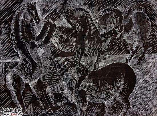 古冰——起家   39.5x53cm  2002（学术主持，古冰-1