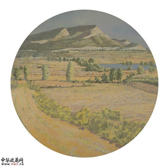 孙丰刚——家园No.1直径60CM2013布面油画