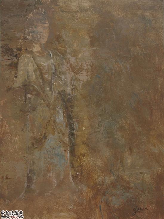 陈佳——石窟寺NO .1 尺寸40CM.50CM