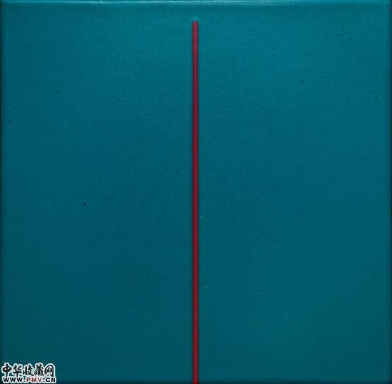 尹茂健《2015.4.3~2015.5.22》40x40cm 综合材料 2015