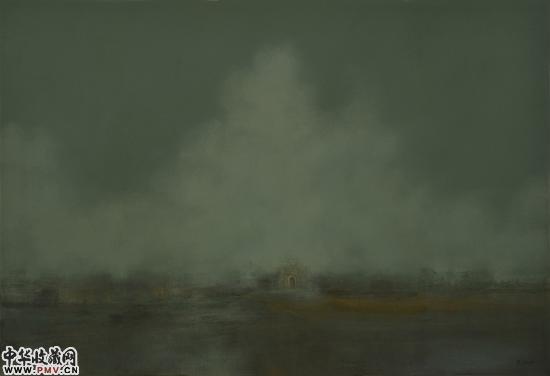 董志栋《朝圣》 布面油彩 80x117cm 2015