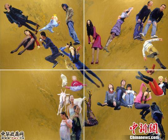 天问 喻红 布面油画