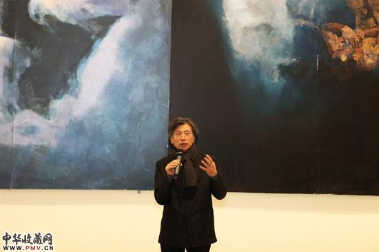 棱镜展览学术主持、中央美院院长范迪安开幕致辞