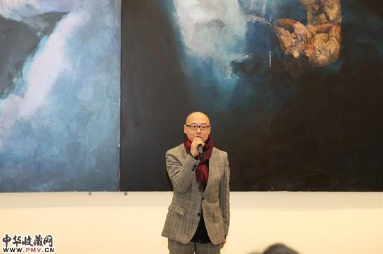 艺术家袁元开幕致辞