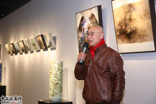 上海油雕院院长肖谷致辞