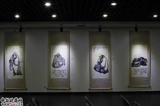 松风水月——张肇达书画艺术展 展览现场