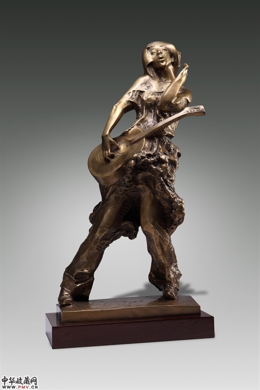 莫松年《春天里》35CMX18CMX70CM