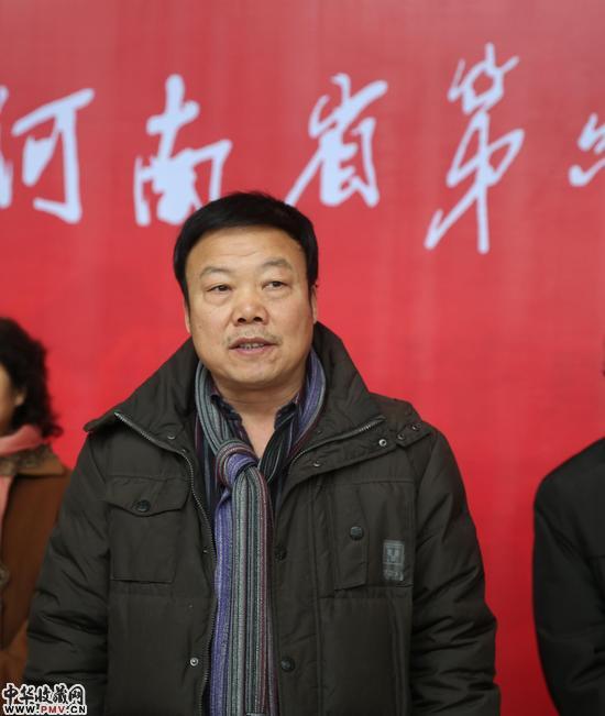 河南省美协人物画艺委会主任袁汝波致辞