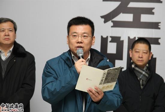 展览主办方-西城区德胜街道办事处主任岳立先生致词