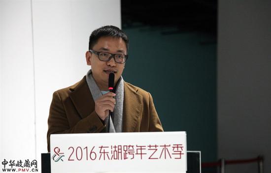 艺术云图创始人徐宁以本次展览为例，介绍艺术云图打通线上线下的互联网 艺术模式