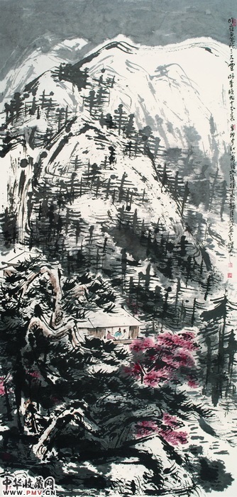 昨夜忽飞三尺雪 2011年 250×120cm