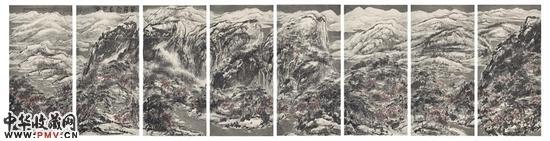 葳蕤雪意江南 2013年 295×1152cm