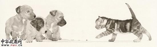 李军LI Jun 《兄弟-16》Brother No.16  50x166cm  纸本水墨Ink on Paper  2016