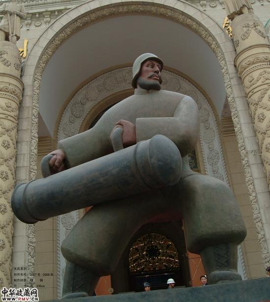 天兵之-撞门 刘若望作品