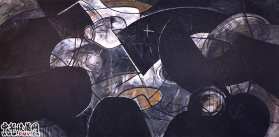 无冥的力量150-300cm 布上丙烯 2013