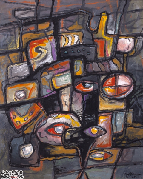 无法掩藏的隐私100-80 布上丙烯 2007