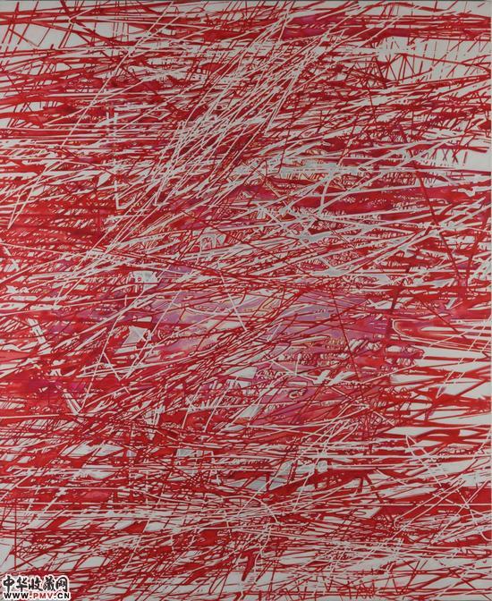 红丨布面油画丨180×200cm丨2013