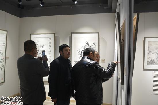 “诗花墨雨-《中国书画》杂志社书画院院聘书画家邀请展?花鸟画展（第一回）” 展览现场