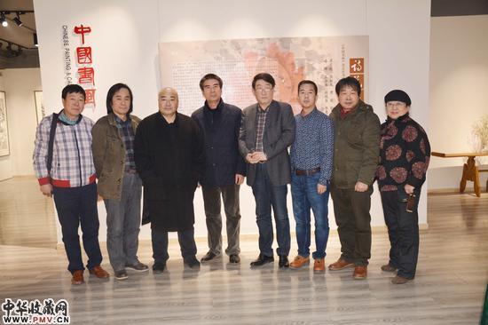 “诗花墨雨-《中国书画》杂志社书画院院聘书画家邀请展?花鸟画展（第一回）” 展览现场