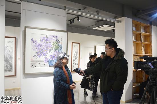 “诗花墨雨-《中国书画》杂志社书画院院聘书画家邀请展?花鸟画展（第一回）” 展览现场