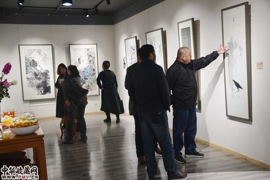 “诗花墨雨-《中国书画》杂志社书画院院聘书画家邀请展?花鸟画展（第一回）” 展览现场