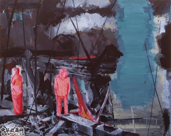 安全地带  100X80cm 布面丙烯 2015年