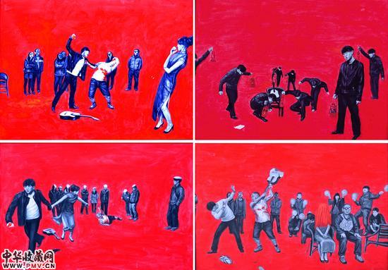 孙南南 《世故·故事》系列 材质：布面油画 尺寸：60cm×80cm 创作时间：2013