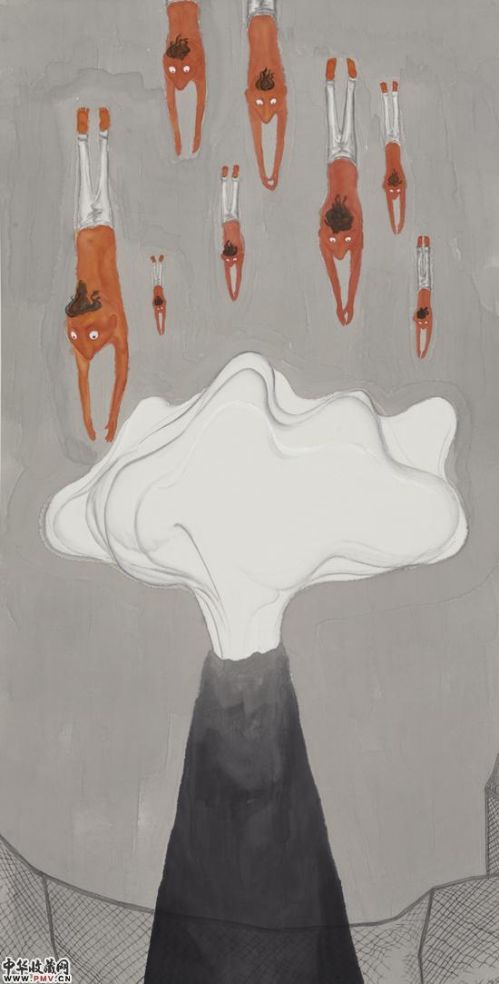 任钊 大一统   纸本水墨 68×138cm 2014