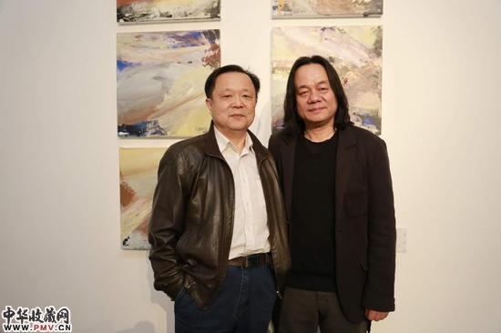 邵强与张肇达合影