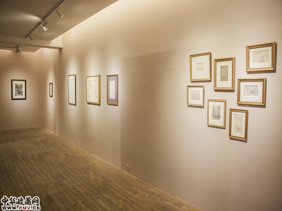 现代大师绘画展 空间照片