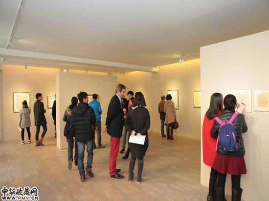 现代大师绘画展开幕现场