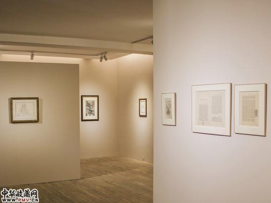 现代大师绘画展 空间照片