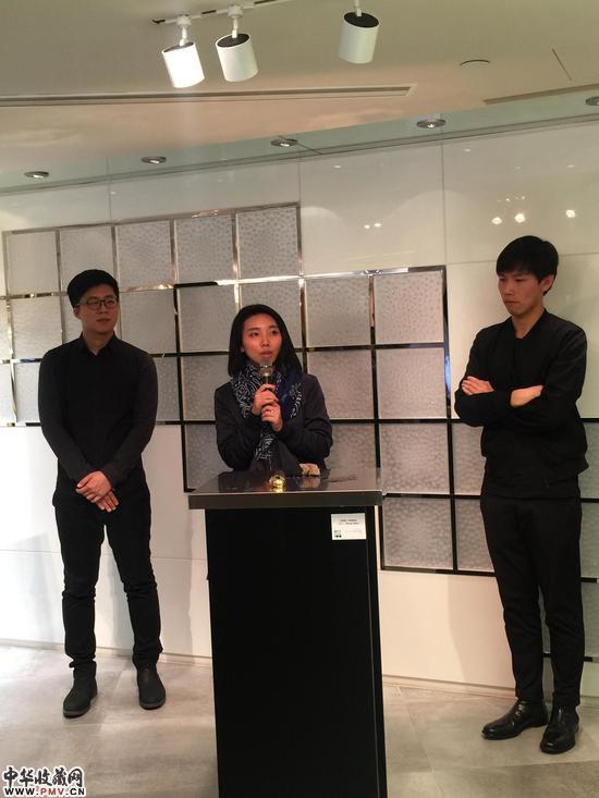 “青年艺术100”执行总监彭玮致开幕词