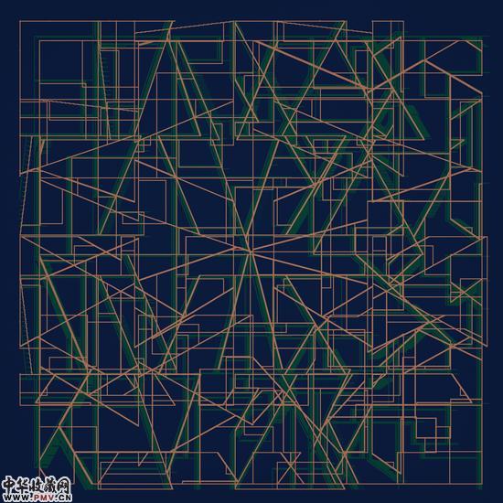 《2015-No.18》-布面丙烯-130X130cm-2015马晟哲