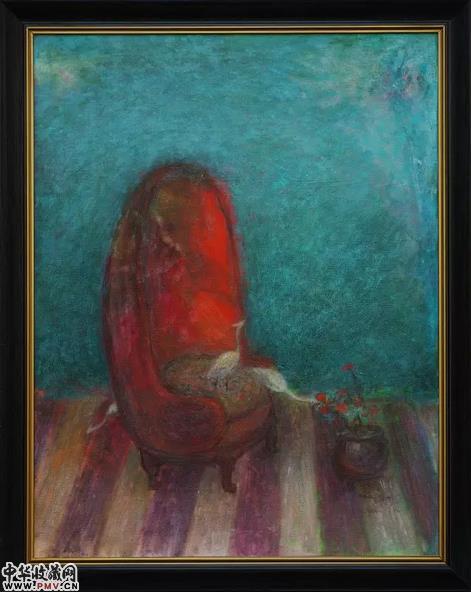 步月，探闲趣，布面油画，116x89cm 2014