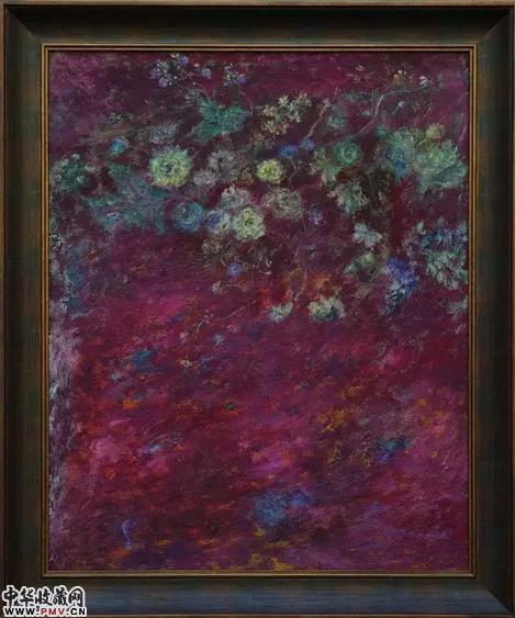 步月，变奏，布面油画，100x81cm 2015